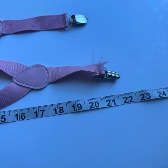 Pink adjustable suspenders - Picture 5 of 5
